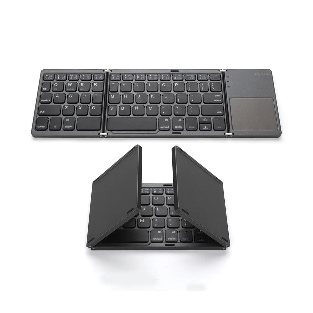 B033 Foldable Bluetooth Keyboard with Touch Pad Mouse