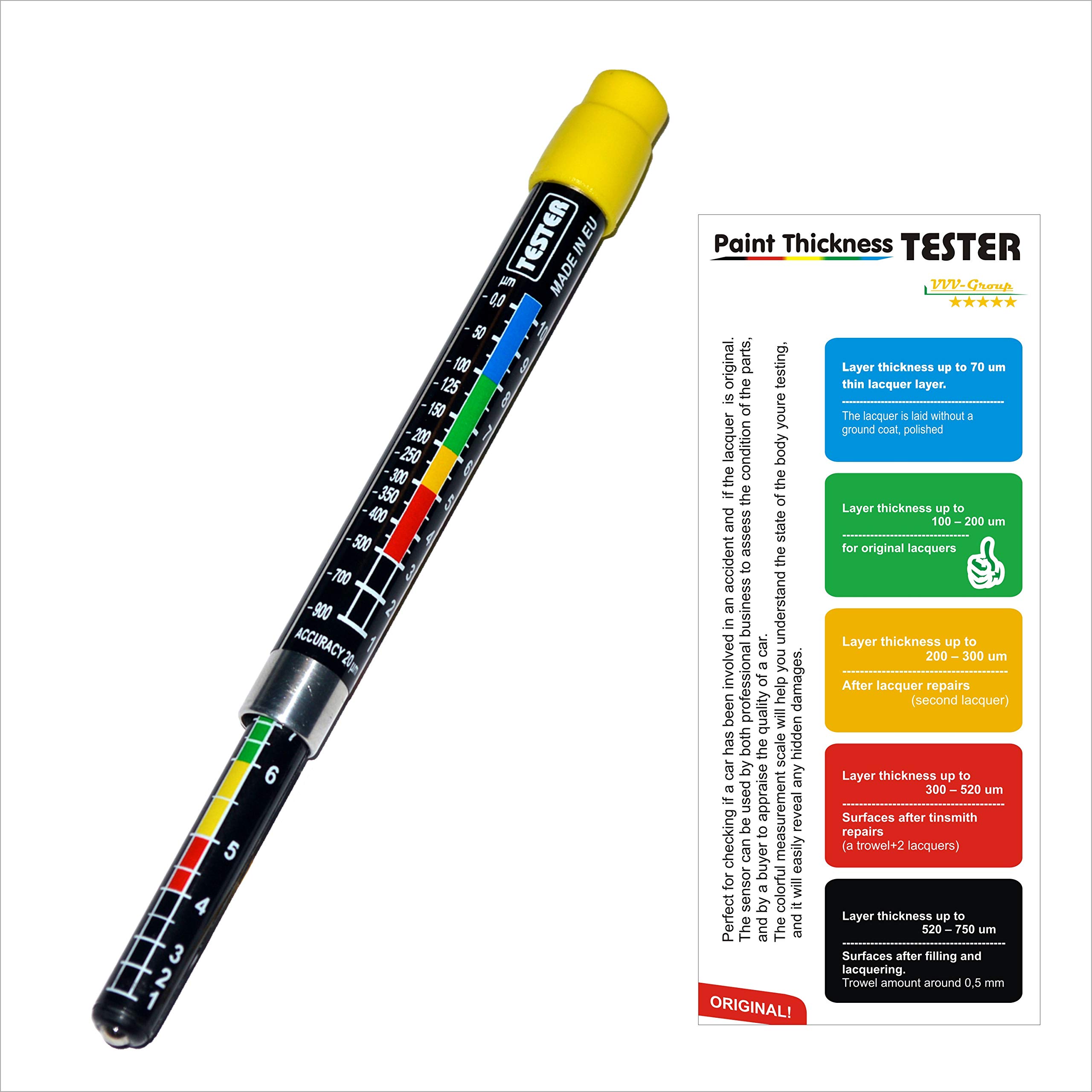 Car paint thickness checker