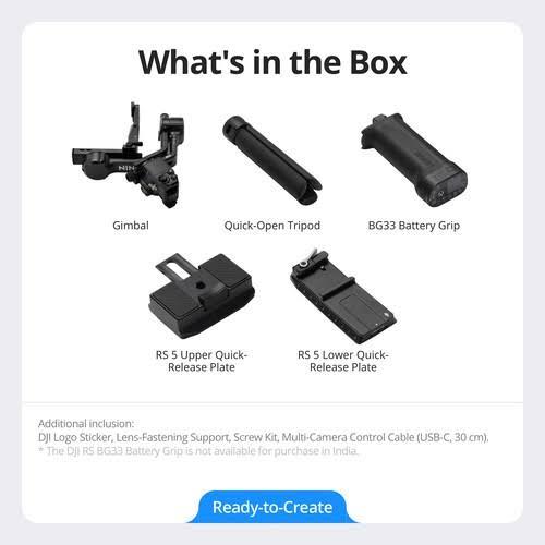 Dji rs5 gimbal stabalizer for dslr cameras canon/sony/nikon