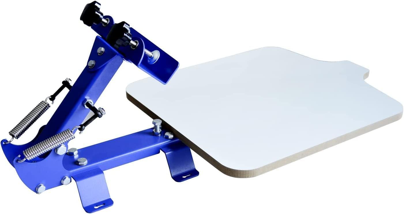 Silk Screening Pressing 1 Color 1 Station 22x18 inch for T-Shirt DIY Printing Removable Pallet
