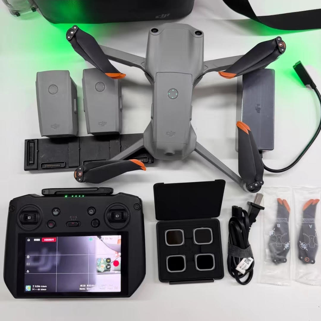 dji air 2s with RC remote and 3 batteries