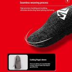 Finger sleeves Pair Black for Mobile Games Gaming Finger Sleeve Breathable Fingertips Sweatproof Fingertip for Mobile Cove Slip，Gaming Accessories