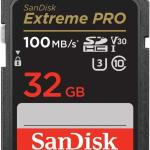 SanDisk 128GB Extreme PRO SDXC UHS-I Memory Card - C10, U3, V30, 4K UHD, SD Card