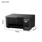 Epson l3250 printer Home ink tank printer A4, colour, 3-in-1 printer with WiFi and SmartPanel App connectivity, Black, Compact