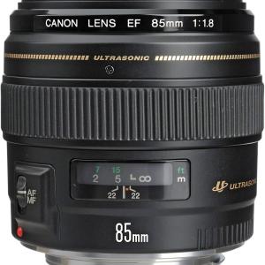 Canon EF 85mm f/1.8 USM Medium Telephoto Lens for Canon SLR Cameras