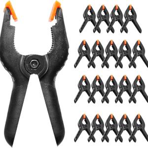8 pcs Photography Backdrop Support Spring Clamp for Background Muslin, Canvas, Paper, Chromakey Screen.