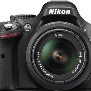 Nikon D5200 DSLR Camera with 18-55mm Lens (Black)