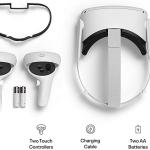 Oculus Meta Quest 2 Advanced All-in-One Virtual Reality VR Headset Set