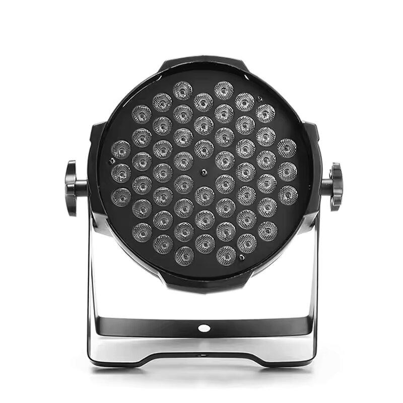 LED mini plastic flat par 54pcs 60pcs*1.5W RGB 3in1 stage light LED par light for stage wedding bar disco