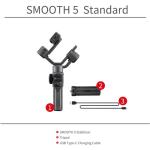 Zhiyun Smooth 5S Phone Gimbal, 3-Axis Smartphone Stabilizer