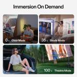 display glasses by Xreal air 2 pro AR glasses 130'' personal cinema display  without beem pod