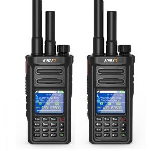 2pcs CT58 Analog network dual mode radio 4g Ltd Poc global long range Walkie-talk