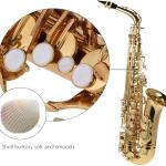 Alto Saxophone Brass Lacquered Gold E Flat Sax 802 Key Type Woodwind Instrument