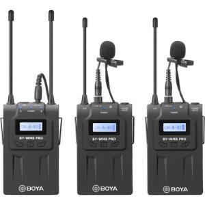 BOYA by-WM8 Pro-K2 UHF Dual-Channel Wireless Microphone