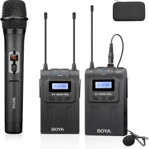 BOYA by-WM8 PRO-K4 UHF Wireless Lavalier Microphone