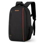 Quality texture camera bag backpack with water proof foam inside