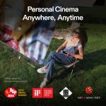 display glasses by Xreal air 2 pro AR glasses 130'' personal cinema display  without beem pod