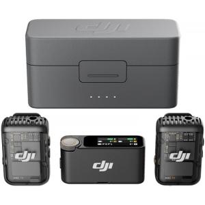 Dji mic 2 with  2 transmitters and 1 receiver professional wireless Microphone