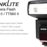 GODOX TT520II Universal Hot Shoe Flash Speedlite for DSLR Cameras