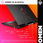 OMEN by HP 2019 15-Inch Gaming Laptop, Intel i7-9750H Processor,GeForce RTX 2070 8GB graphics card, 32GB RAM