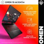 OMEN by HP 2019 15-Inch Gaming Laptop, Intel i7-9750H Processor,GeForce RTX 2070 8GB graphics card, 32GB RAM