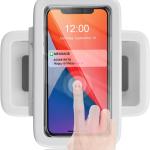 shower phone holder bathroom phone wall holder for smartphone cover box water proof rotatable