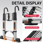 Portable extandable ladder , double position , two people at once from 3.4/5/6.6/8.2/12 meters (ngazi za kukunjika)