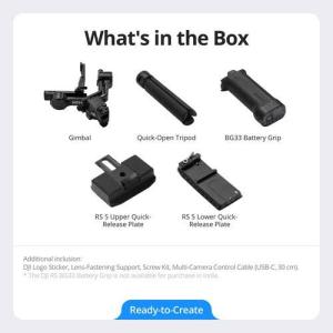 Dji rs5 gimbal stabalizer for dslr cameras canon/sony/nikon