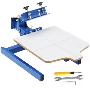 Silk Screening Pressing 1 Color 1 Station 22x18 inch for T-Shirt DIY Printing Removable Pallet