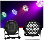 LED mini plastic flat par 54pcs 60pcs*1.5W RGB 3in1 stage light LED par light for stage wedding bar disco