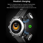 TWS 2 in 1 Smart Watch with Wireless Earbuds with Bluetooth  Earphones