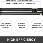 Vinyl Plotter Cutter 53 Inch (1260cm) sticker cutting Machine