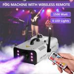 Dmx 512 Control 1500w Led Vertical Smoke Fog Machine