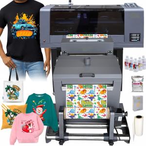 A3 30cm DTF Printer Printing Machine Heat Transfer Pet Film DTF Printer 4 Color 2 White Impressora DTF With R1390 L1800 Head