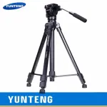 YUNTENG VCT-880RM DSLR Camera Tripod Professional Hydraulic Professional Hydraulic Damping Gimbal Mobile Phone Live Support