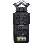 Zoom H6 All Black 6-Track Portable Recorder, Stereo Microphones